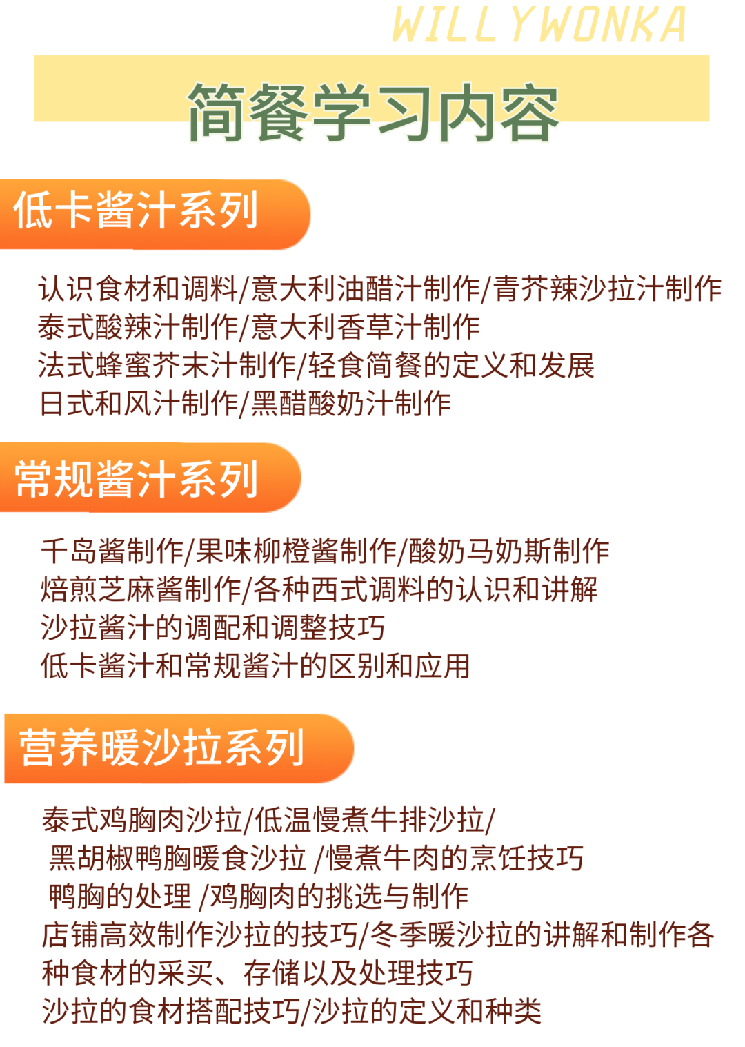 輕食簡(jiǎn)餐培訓(xùn)班